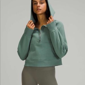 ISO lululemon half zip tidewater teal